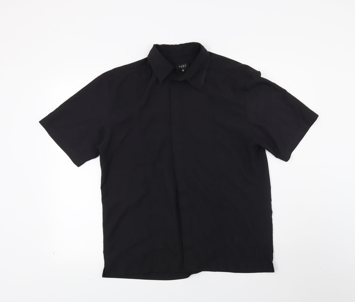 NEXT Mens Black    Button-Up Size M