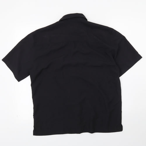 NEXT Mens Black    Button-Up Size M