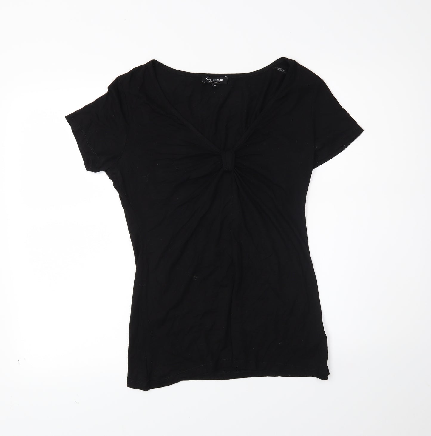 Debenhams Womens Black   Basic T-Shirt Size 14