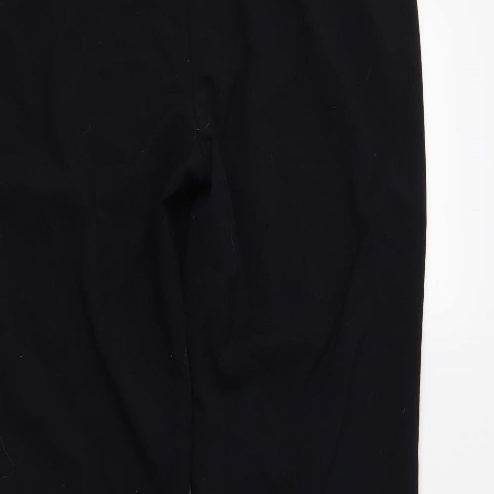 M&S Womens Black   Trousers  Size 16 L26 in