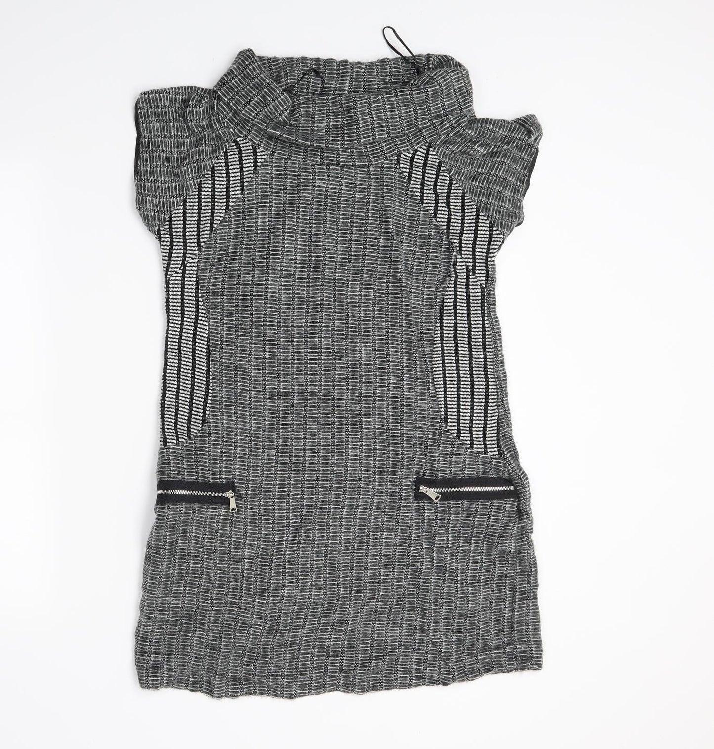 Quiz Womens Grey   Jumper Dress  Size 14