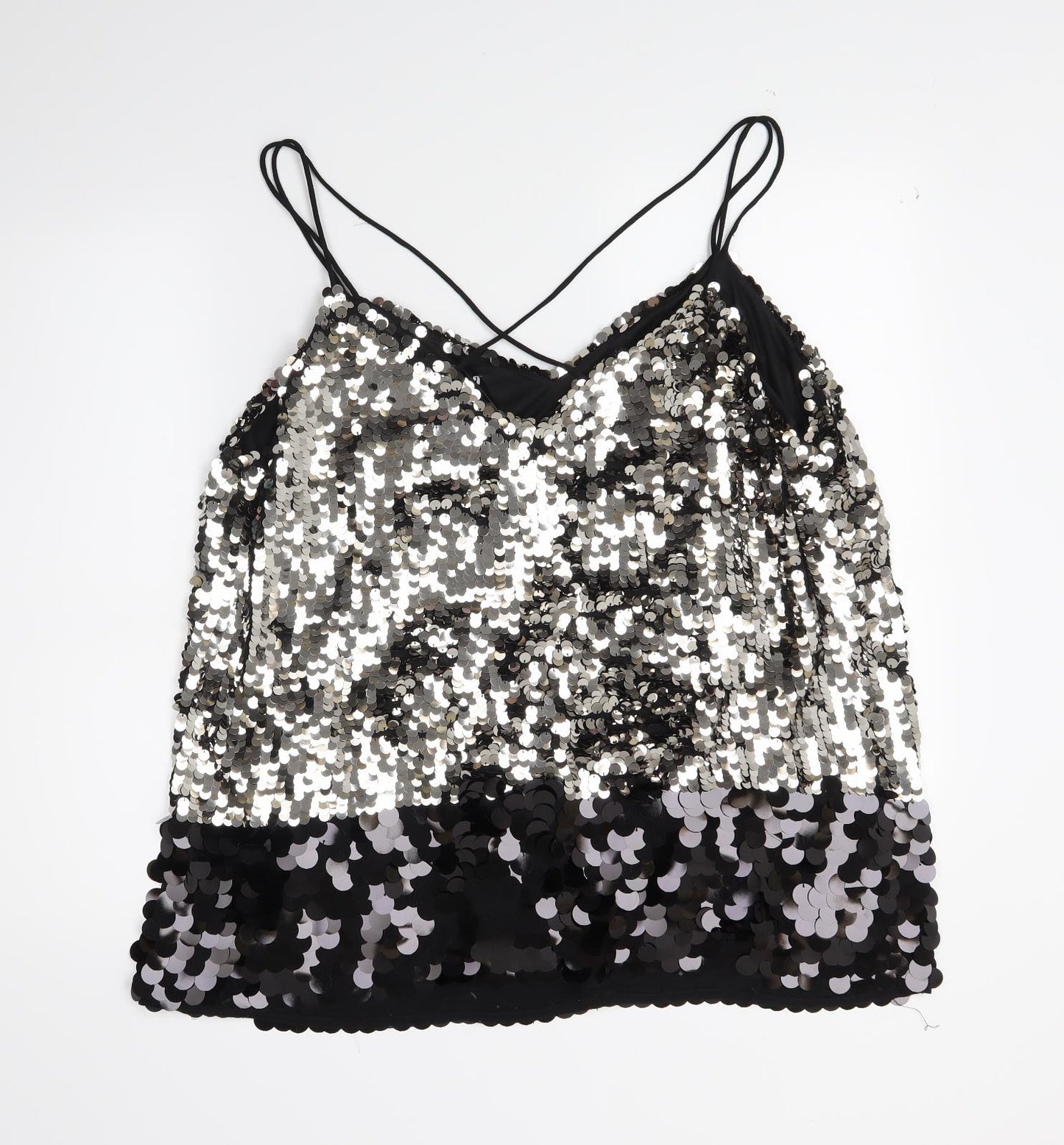 Very Womens Silver   Camisole Tank Size 18