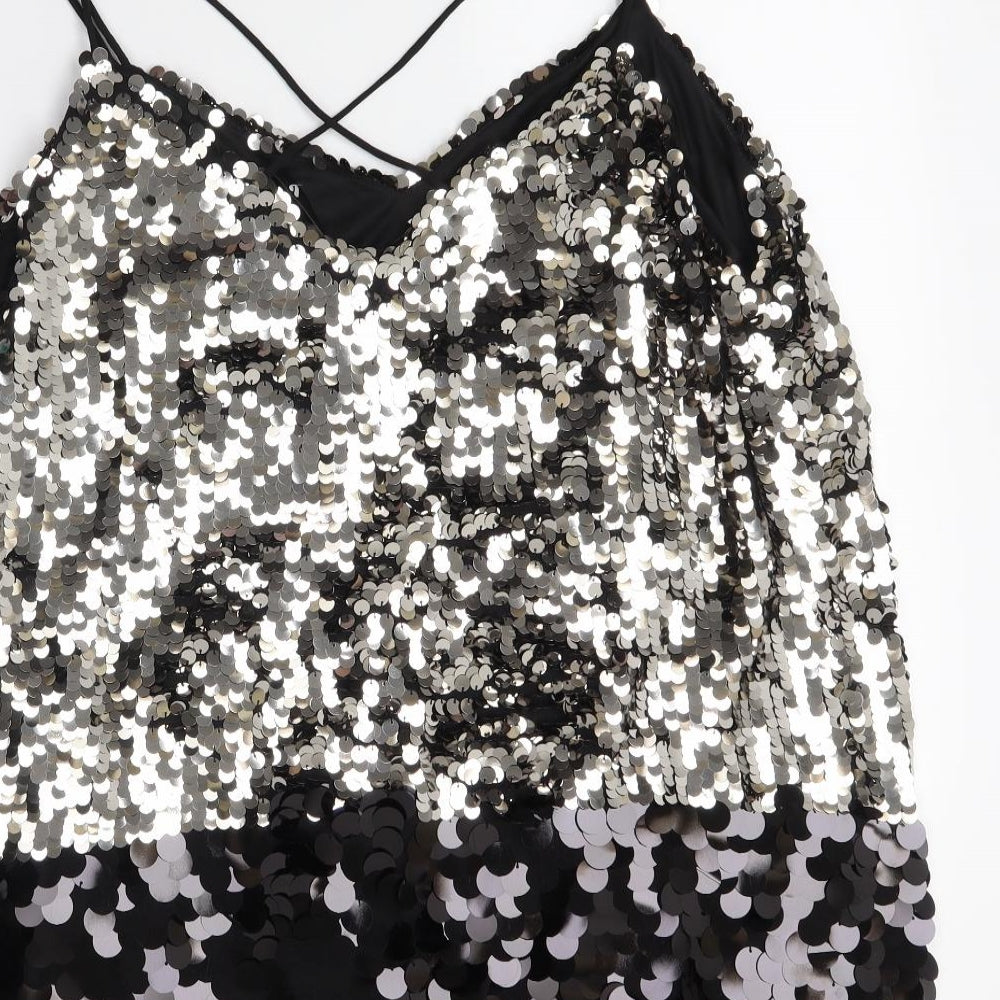 Very Womens Silver   Camisole Tank Size 18