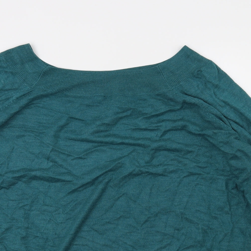 Preworn Womens Green   Pullover Jumper Size 22