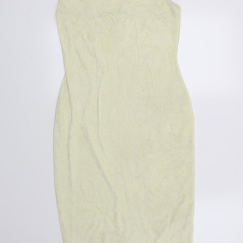 Boohoo Womens Yellow   Mini  Size 10