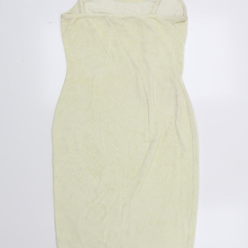 Boohoo Womens Yellow   Mini  Size 10