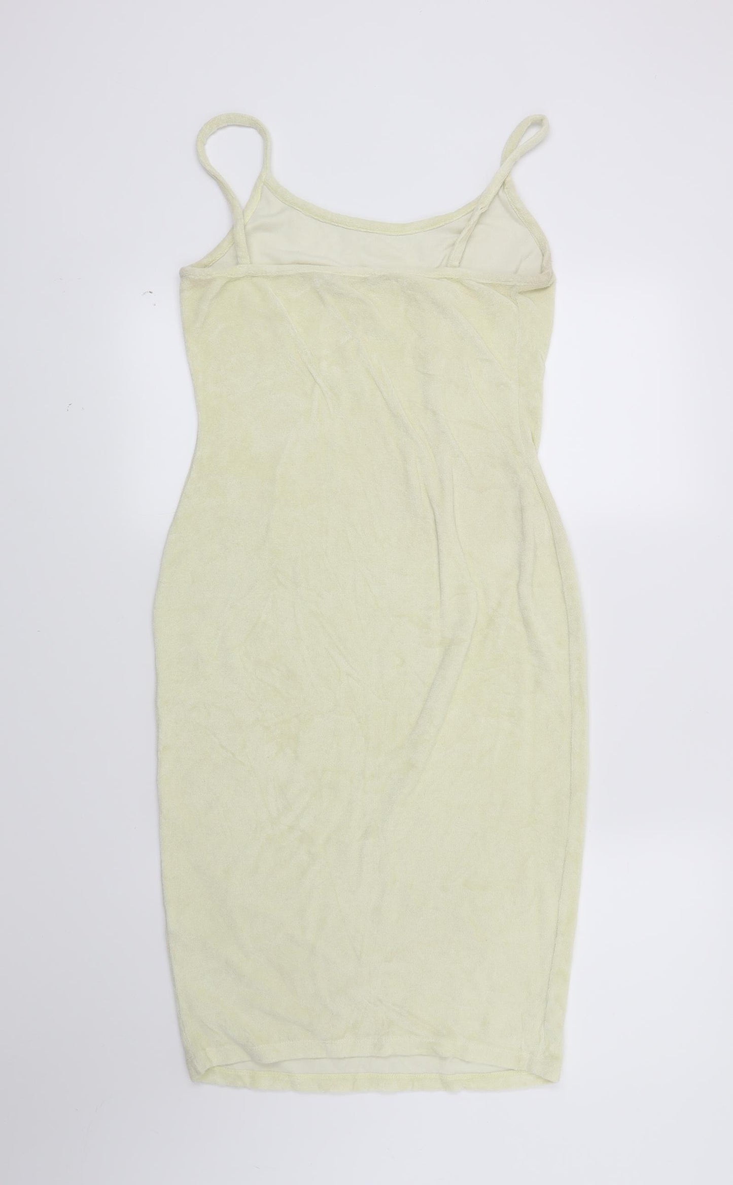 Boohoo Womens Yellow   Mini  Size 10