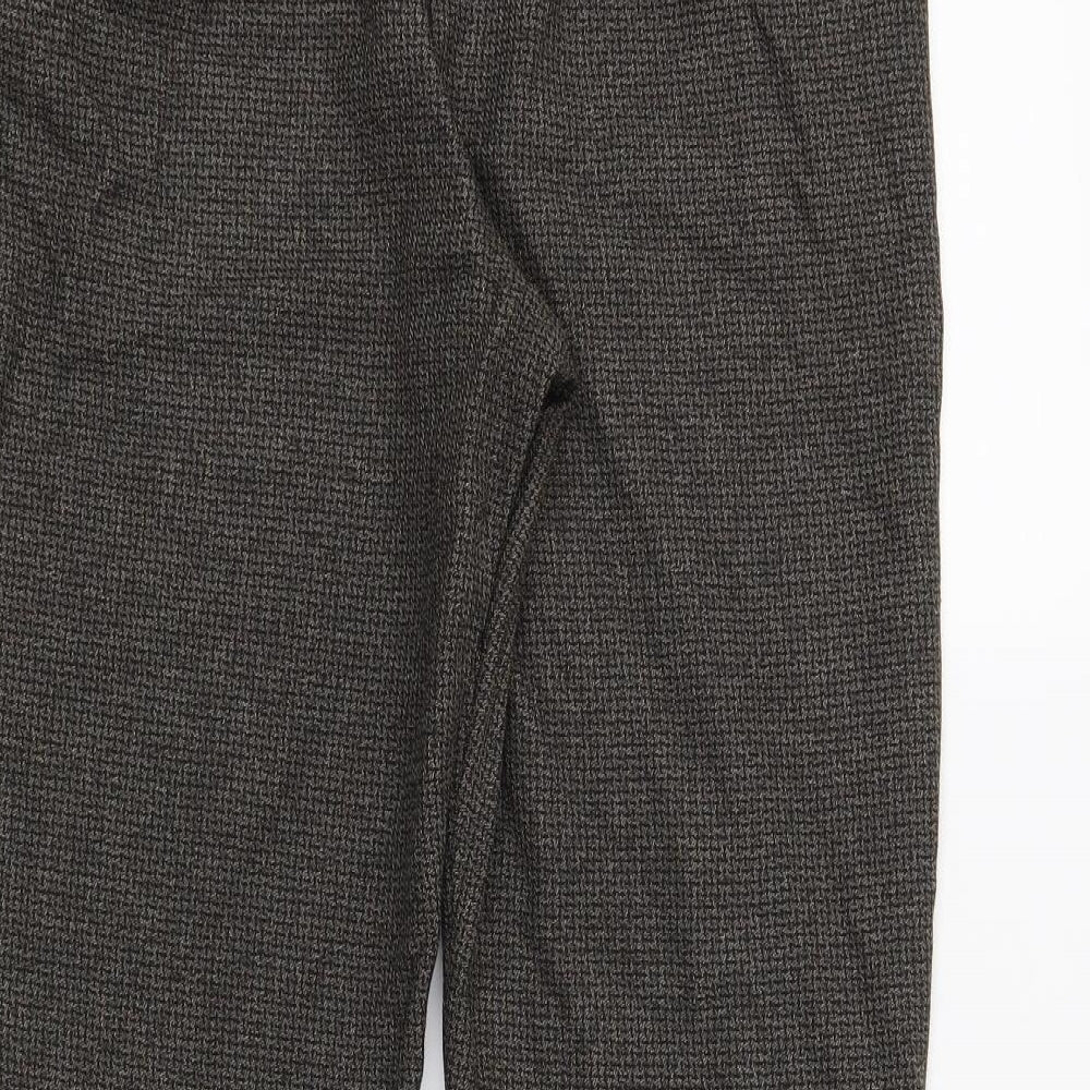 TU Womens Brown   Trousers  Size 10 L25 in
