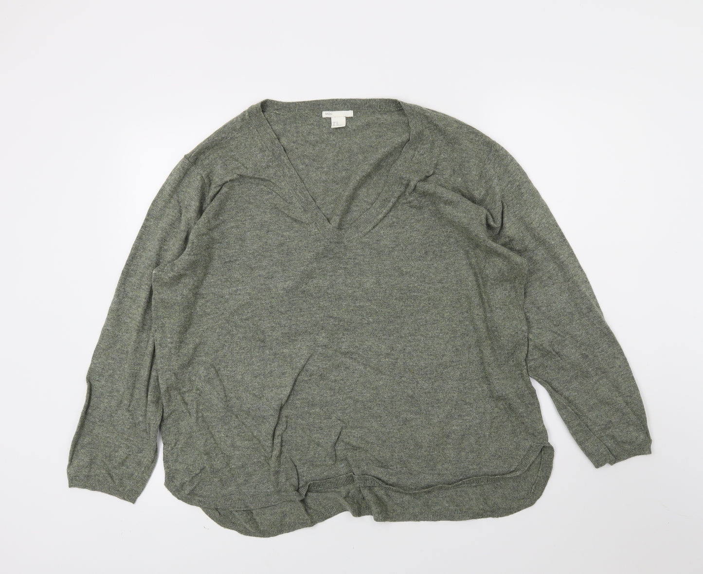 H&M Womens Green   Tunic T-Shirt Size XL