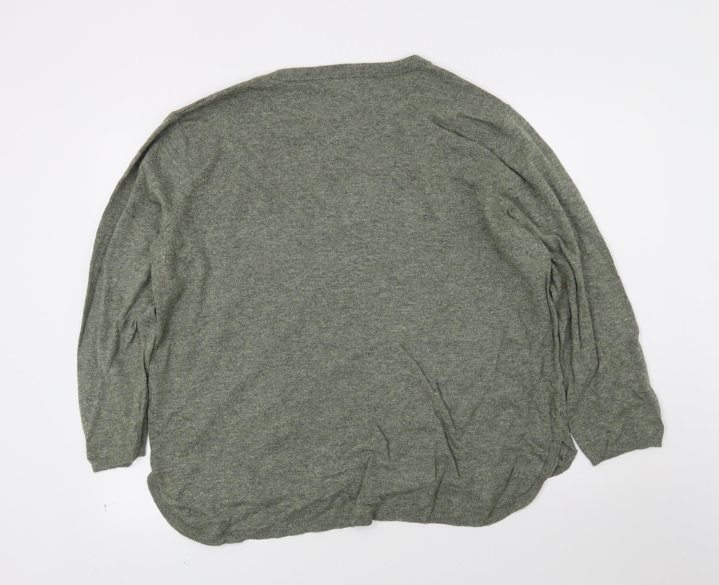 H&M Womens Green   Tunic T-Shirt Size XL