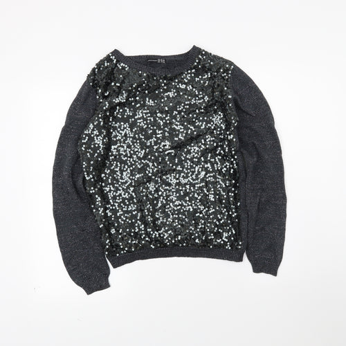 Atmosphere Womens Grey   Pullover Jumper Size 12