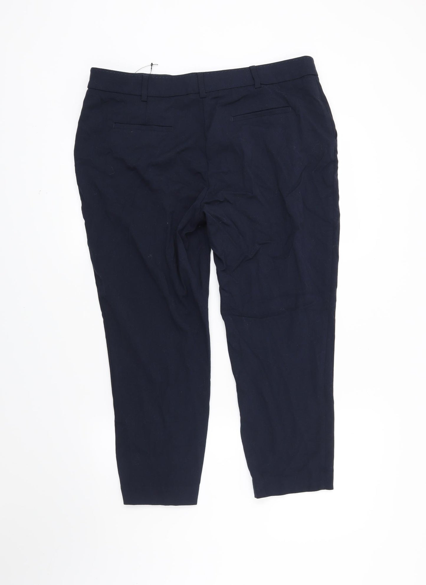 M&S Womens Blue   Trousers  Size 16 L23 in