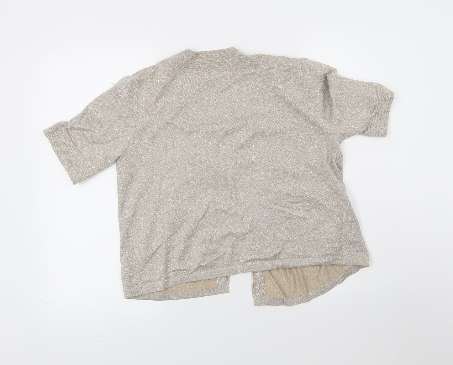 David Emanuel Womens Gold   Cape Jumper Size 16