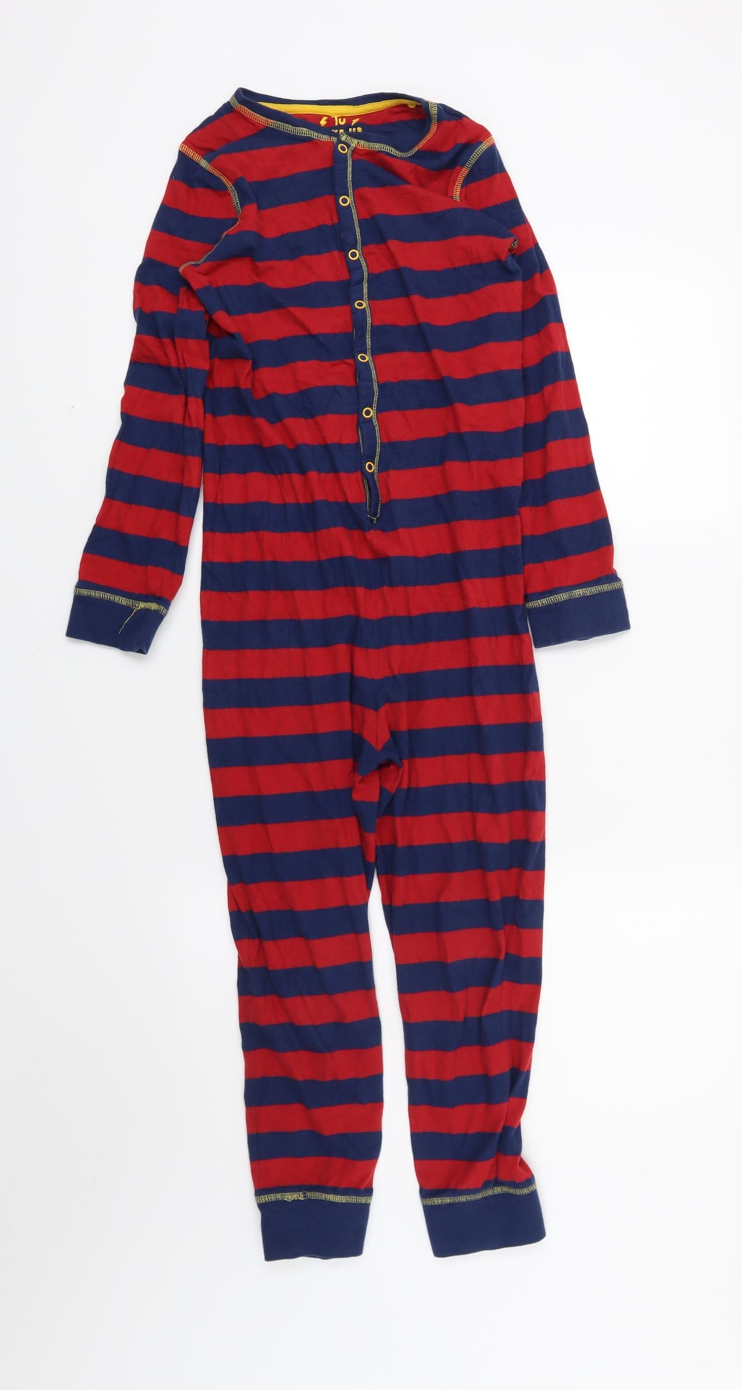 TU Boys Red Striped   One Piece Size 9-10 Years
