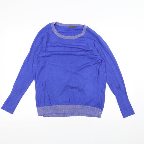Yessica Womens Blue   Basic T-Shirt Size S