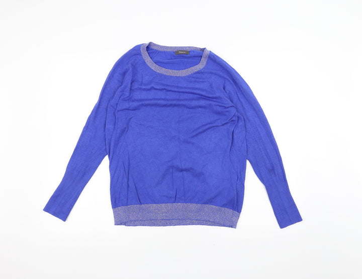 Yessica Womens Blue   Basic T-Shirt Size S