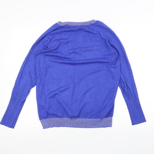 Yessica Womens Blue   Basic T-Shirt Size S