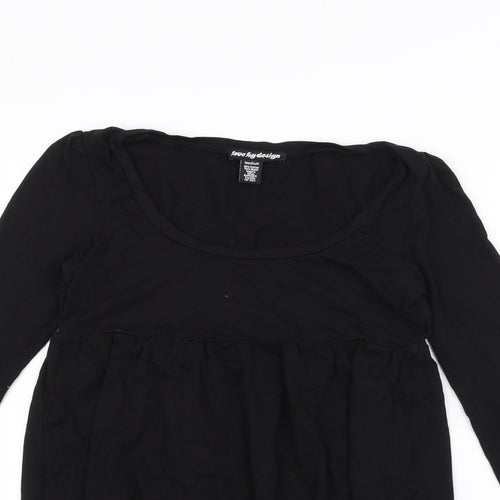 Love By Design Womens Black   Basic T-Shirt Size M