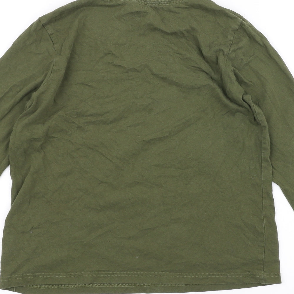 F&F Boys Green   Basic T-Shirt Size 10-11 Years