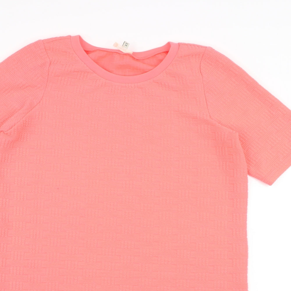 River Island Womens Pink   Basic T-Shirt Size 10