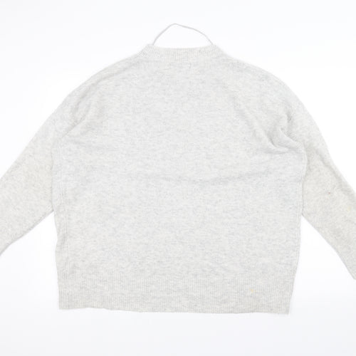 Primark Womens White   Pullover Jumper Size M