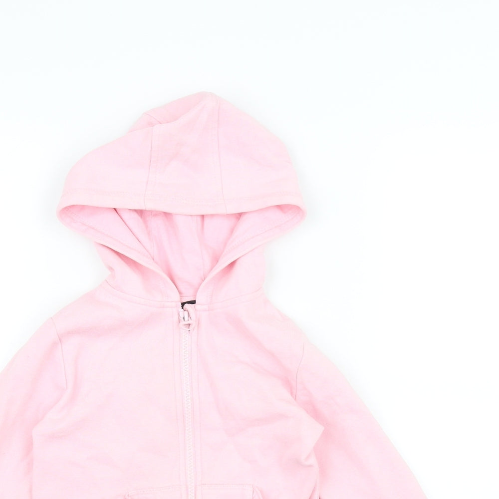 George Girls Pink   Pullover Hoodie Size 2-3 Years