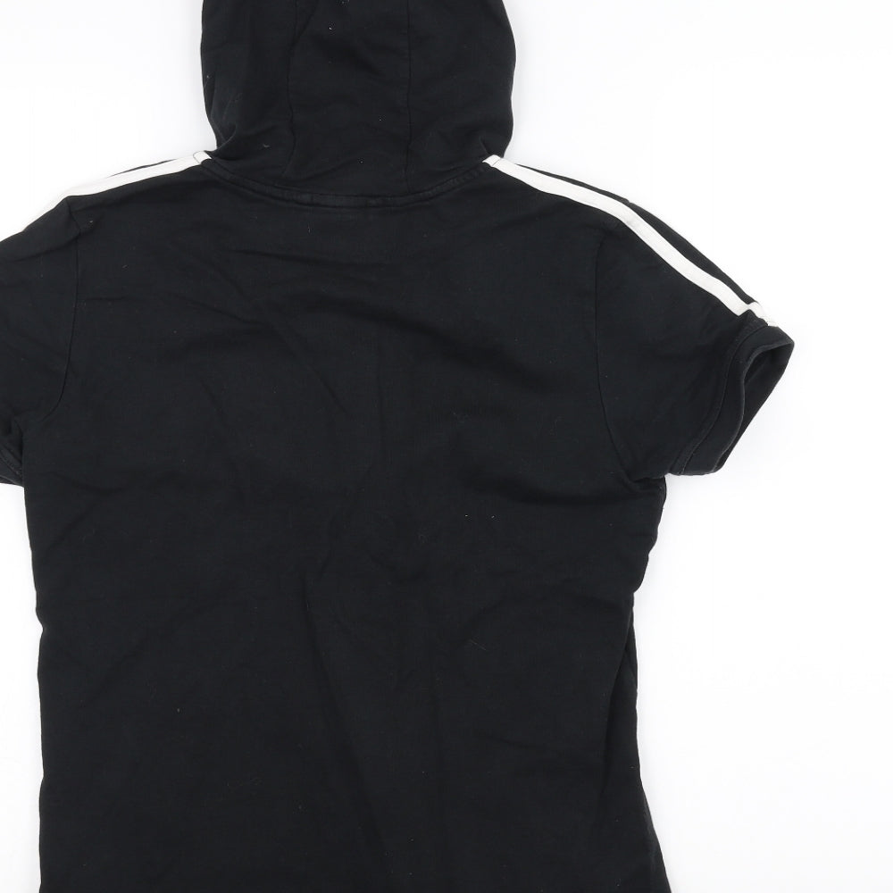 adidas Womens Black   Full Zip Hoodie Size 12