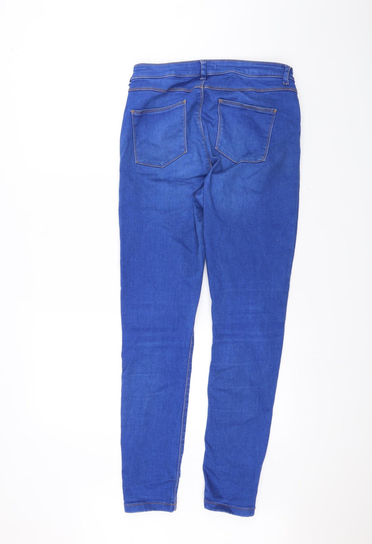 DUNNIES Womens Blue   Skinny Jeans Size 12 L28 in