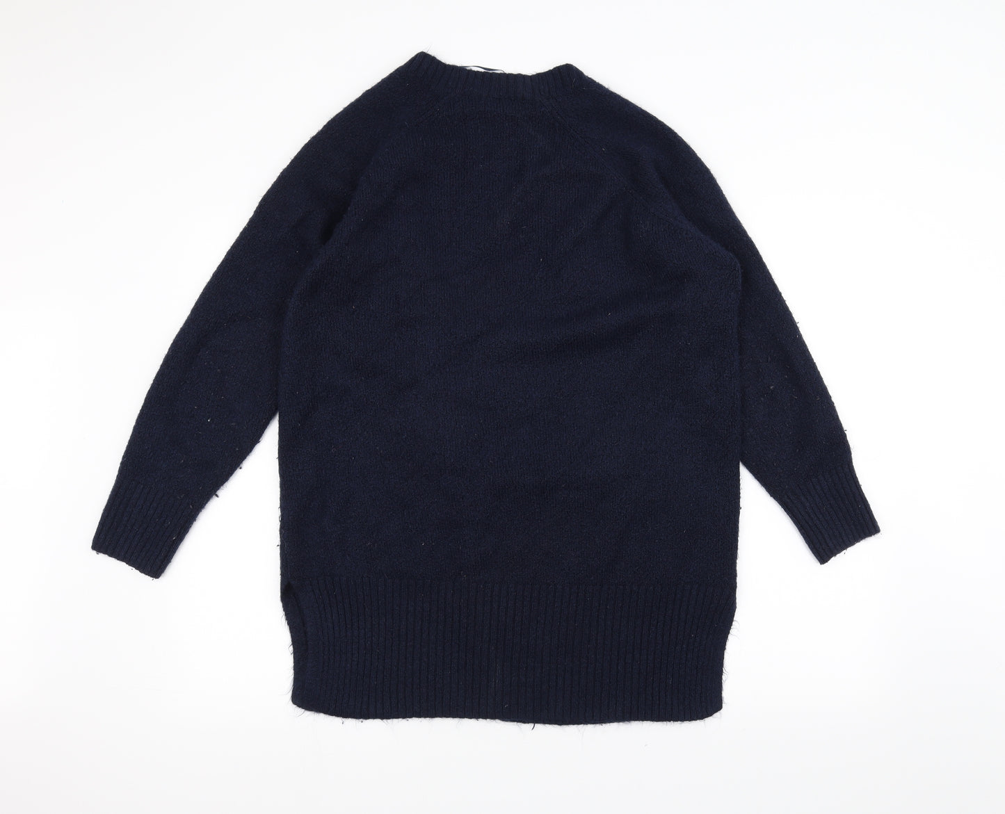 George Womens Blue  Knit Jacket Coatigan Size M