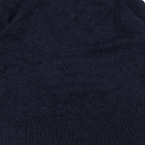George Womens Blue  Knit Jacket Coatigan Size M