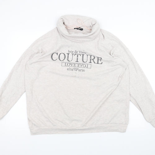 Select Womens Pink   Pullover Jumper Size L