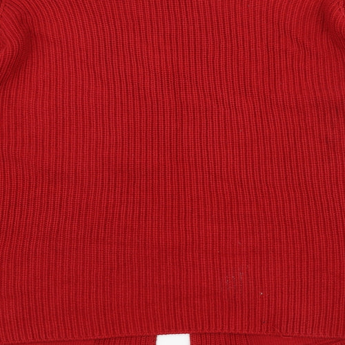 Marks and Spencer Womens Red  Knit Jacket Coatigan Size 18