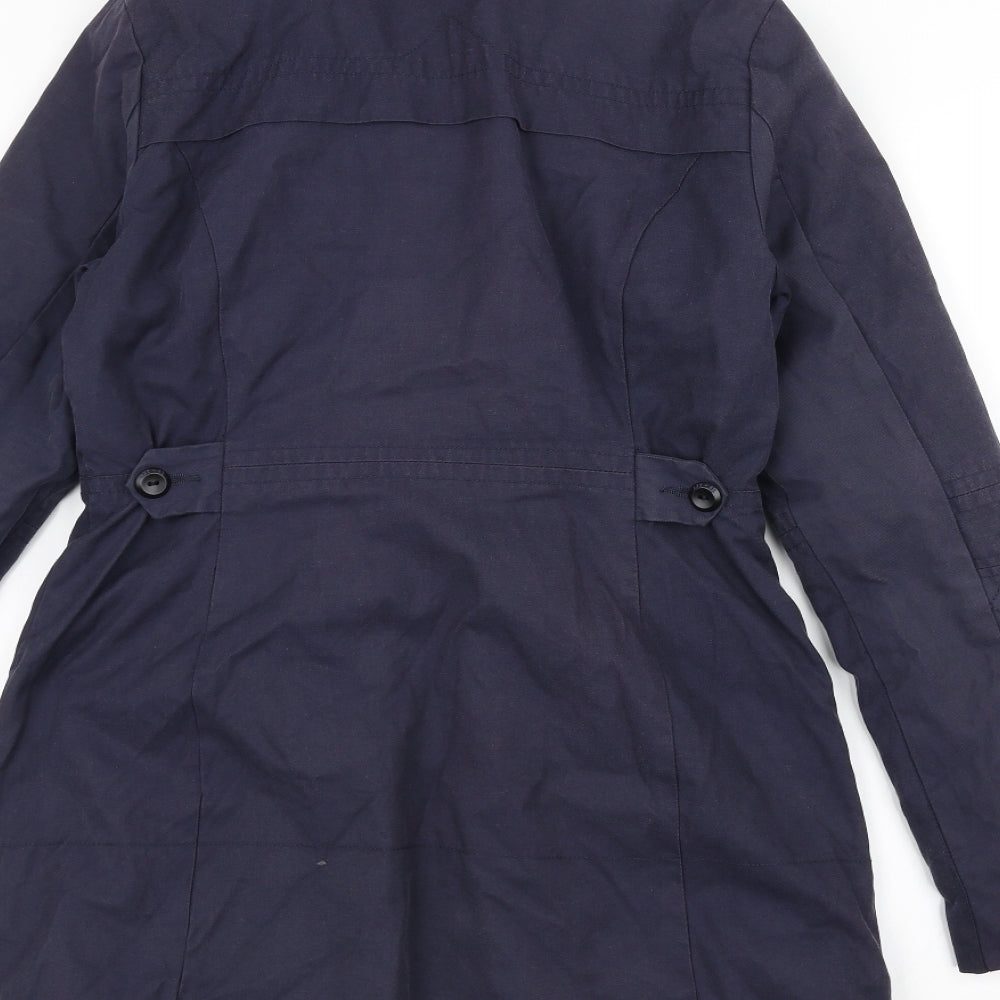 NEXT Womens Blue   Pea Coat Coat Size 8