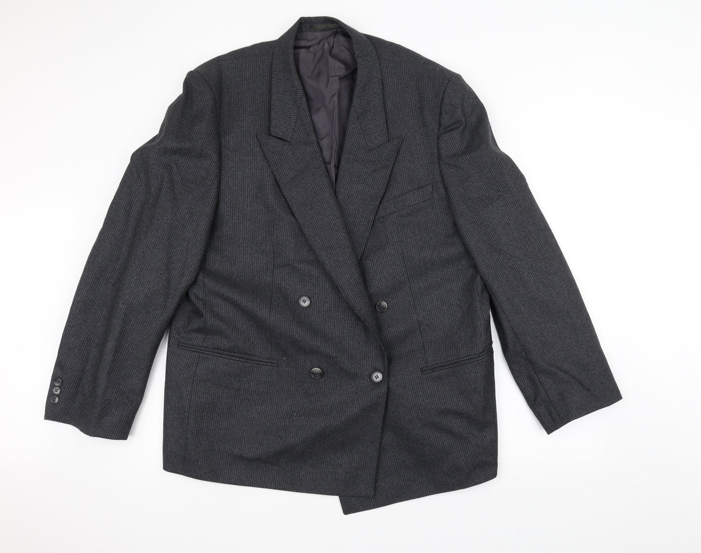 Preworn Mens Black   Jacket Suit Jacket Size 36