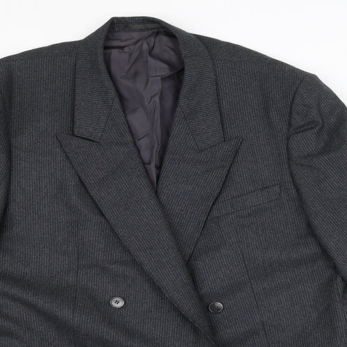 Preworn Mens Black   Jacket Suit Jacket Size 36