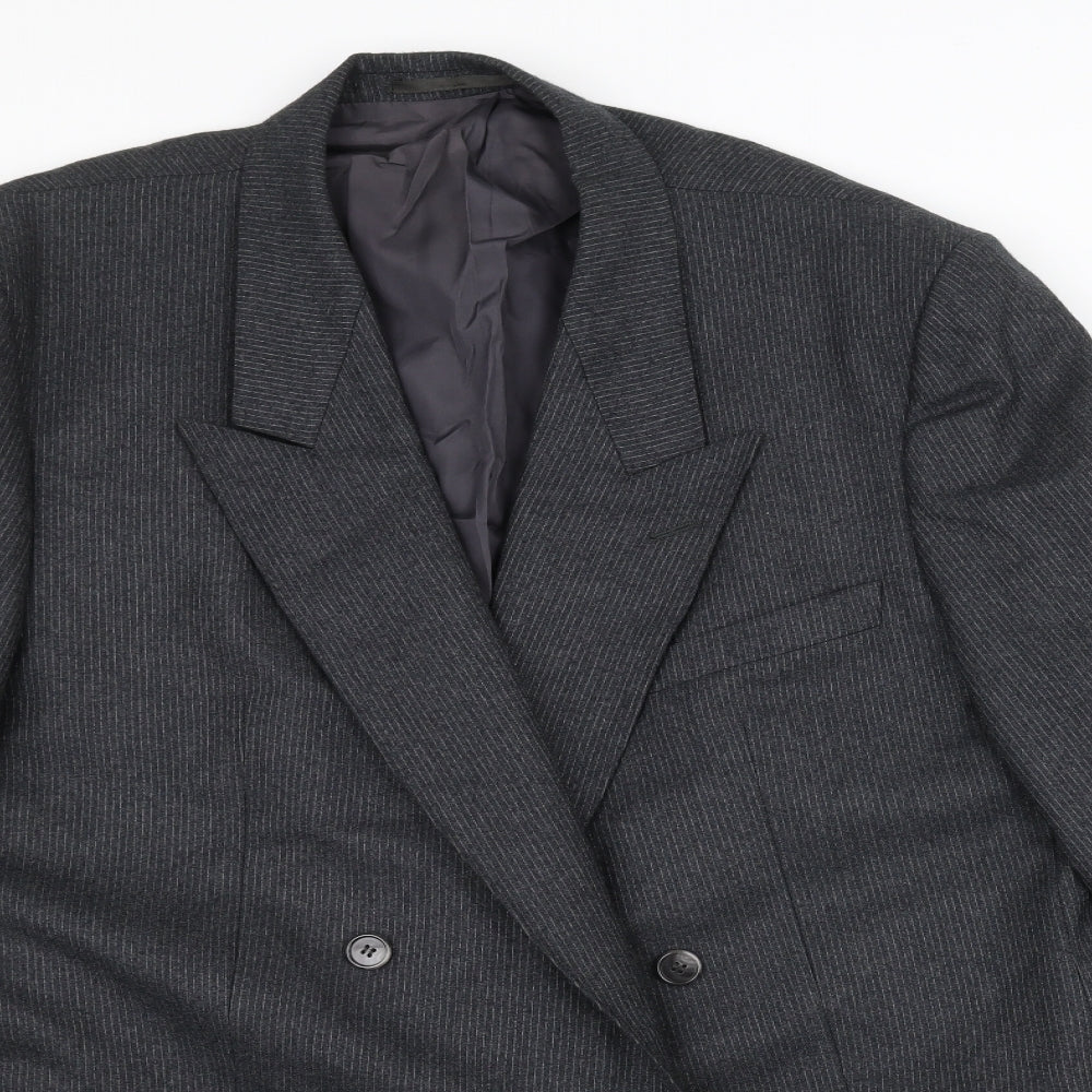 Preworn Mens Black   Jacket Suit Jacket Size 36