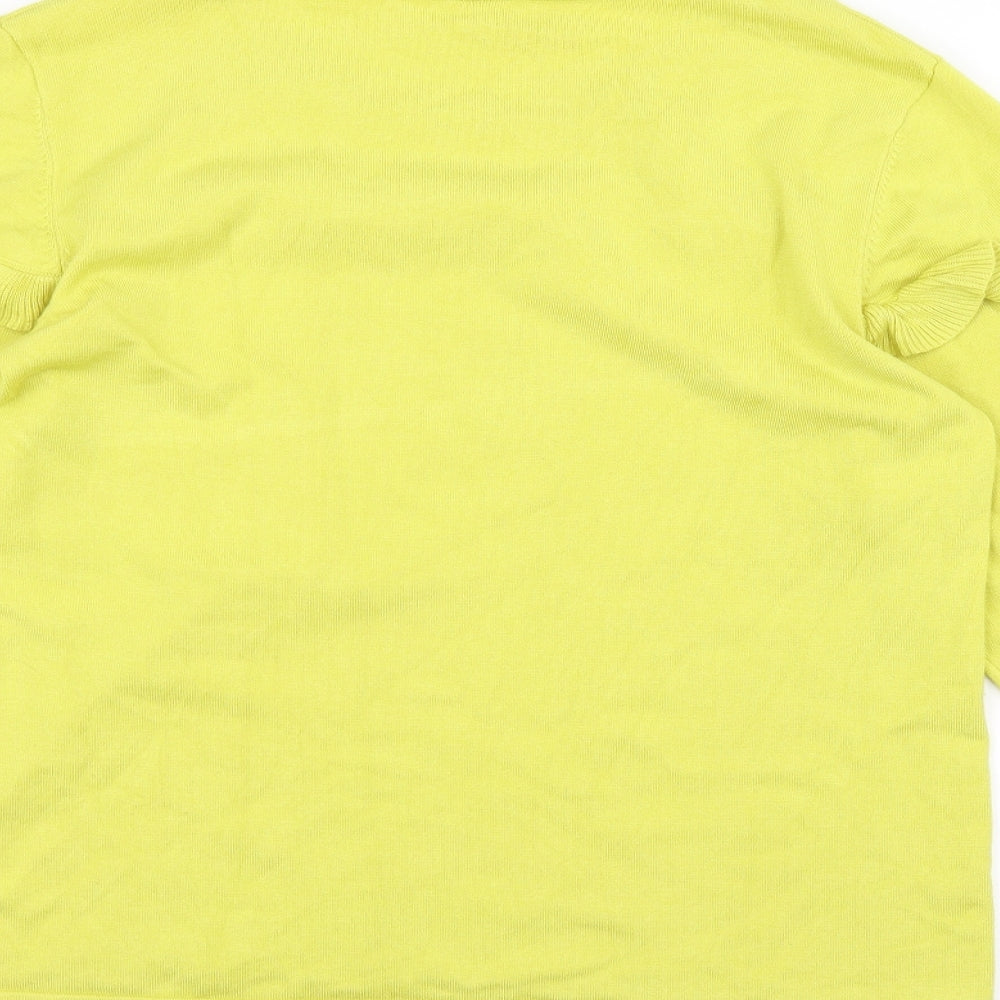 Stock shop Womens Yellow   Basic T-Shirt Size L