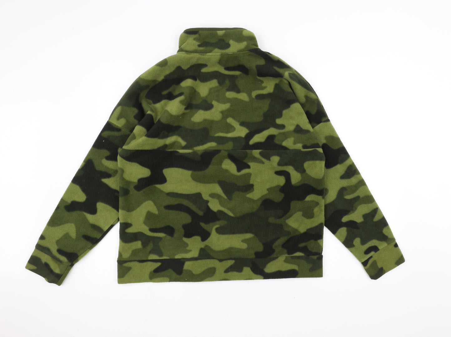 Primark Womens Green Camouflage  Pullover Jumper Size S