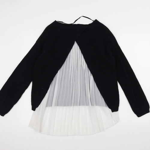 Atmosphere Womens Black  Knit Pullover Jumper Size 12
