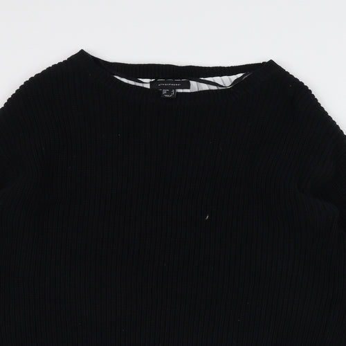 Atmosphere Womens Black  Knit Pullover Jumper Size 12