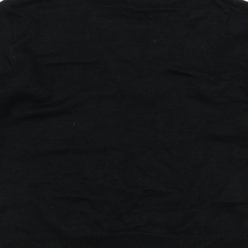 Atmosphere Mens Black  Knit Pullover Jumper Size M  - Christmas  Jumper