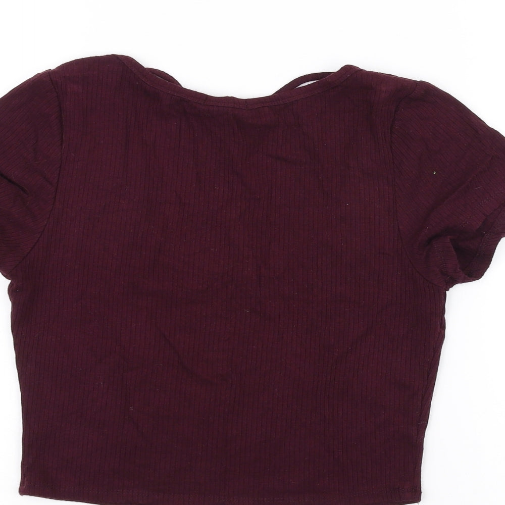 Bozzolo Womens Red   Basic T-Shirt Size M