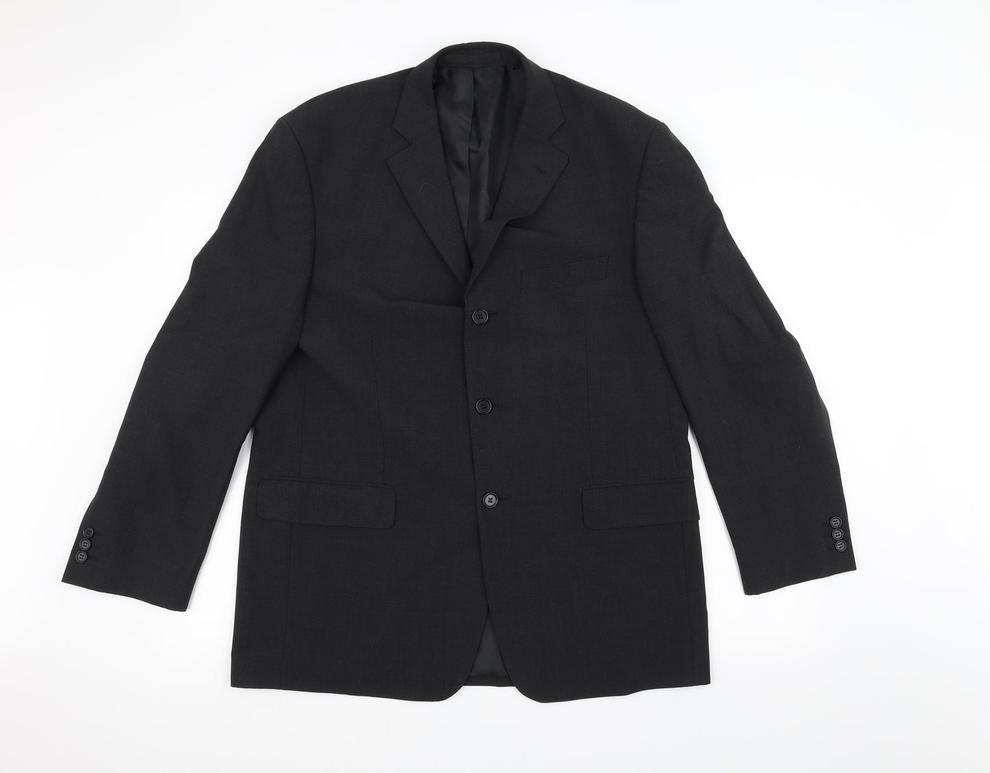 Marks and Spencer Mens Black   Jacket Suit Jacket Size 36