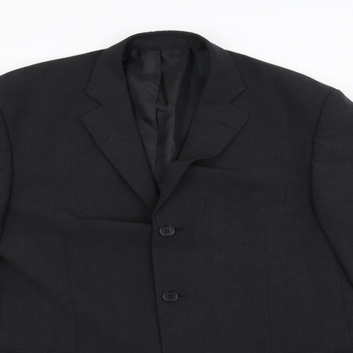 Marks and Spencer Mens Black   Jacket Suit Jacket Size 36