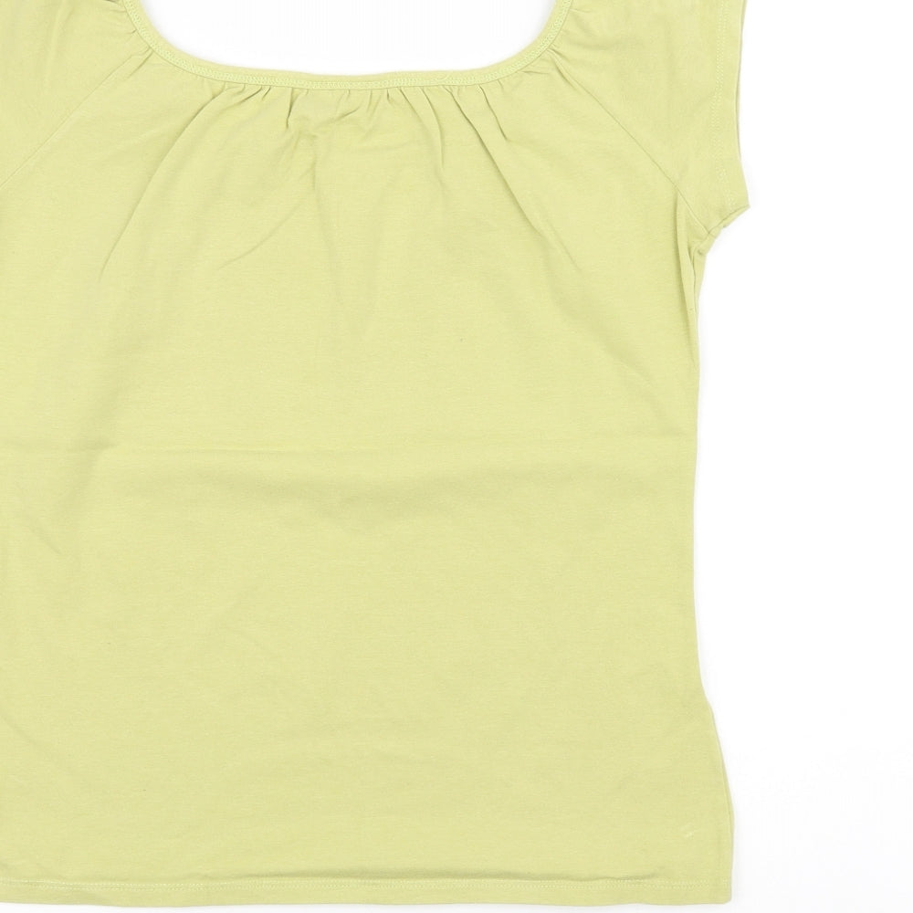 Wallis Womens Green   Basic T-Shirt Size 10