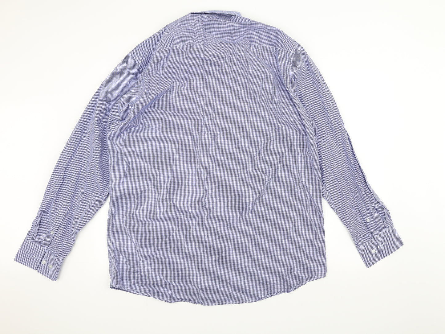 F&F Mens Blue    Dress Shirt Size L