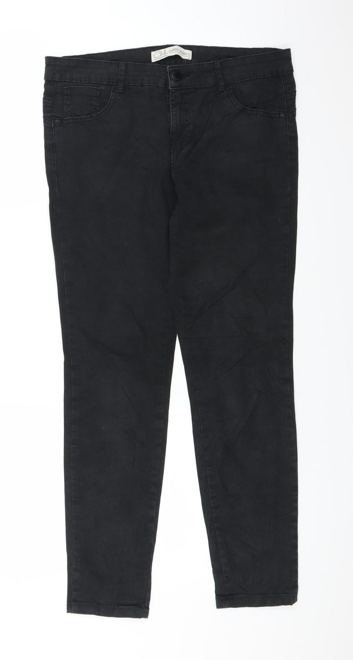 Clockhouse Womens Black Skinny Jeans Size 32 in L26 in