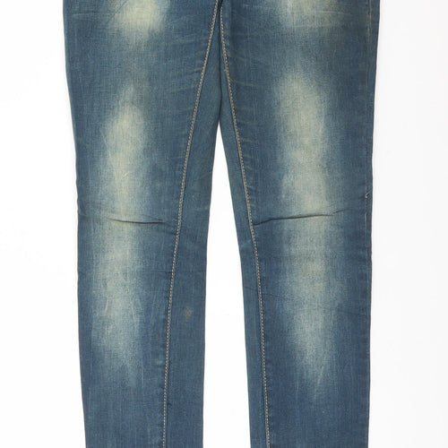 Preworn Womens Blue  Denim Straight Jeans Size M L31 in