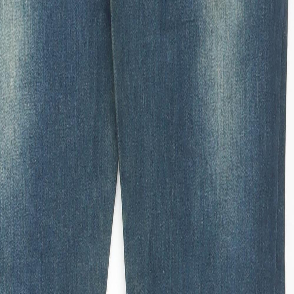 Preworn Womens Blue  Denim Straight Jeans Size M L31 in