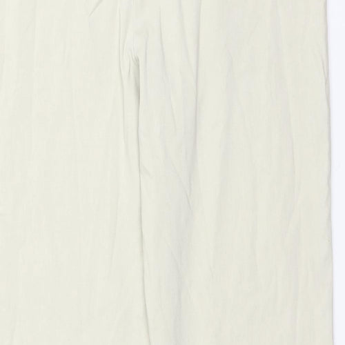 Delta Burke Womens Ivory   Trousers  Size 34 in L28 in